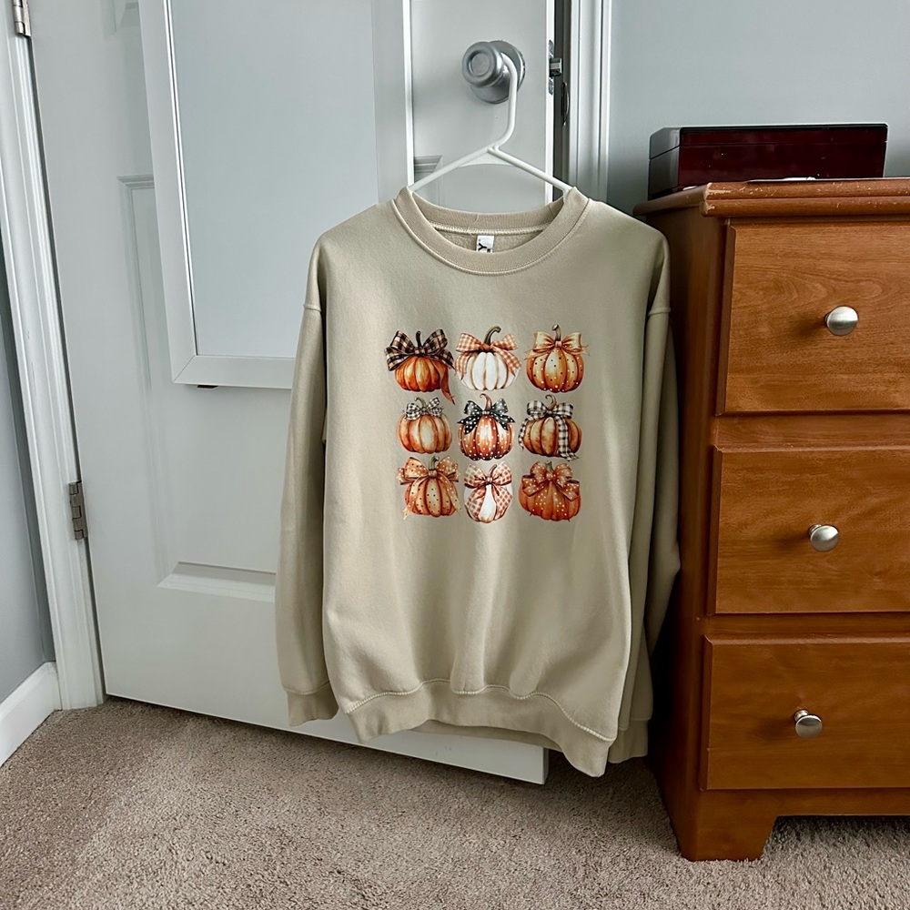Medium pumpkin crewneck